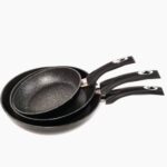 Set tava royalty line od 3 tave crne boje