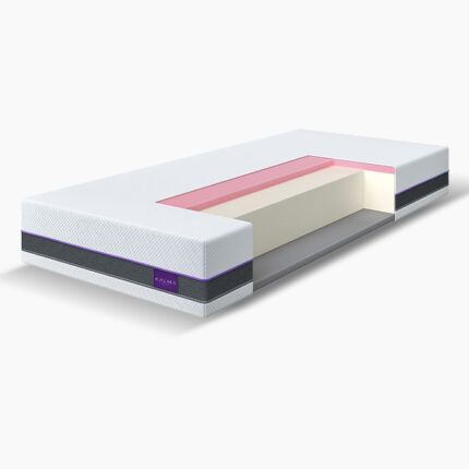 Presjek Kalma Infinity Madraca gdje se vide slojevi pjene